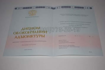 Диплом Адъюнктуры 2024г в Абакане