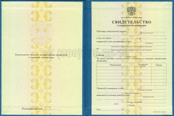 Свидетельство о Повышении Квалификации 2020г в Абакане