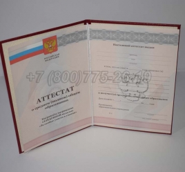 Аттестат За 11 Класс 2012г Серебро в Абакане